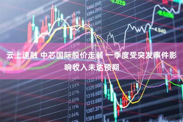 云上速融 中芯国际股价走弱 一季度受突发事件影响收入未达预期