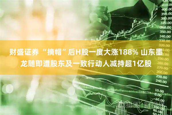 财盛证券 “摘帽”后H股一度大涨188% 山东墨龙随即遭股东及一致行动人减持超1亿股