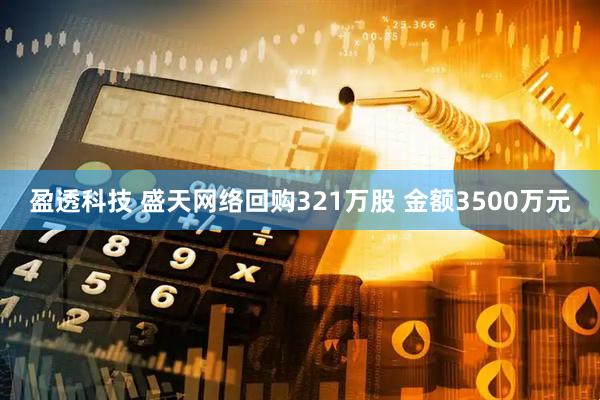盈透科技 盛天网络回购321万股 金额3500万元